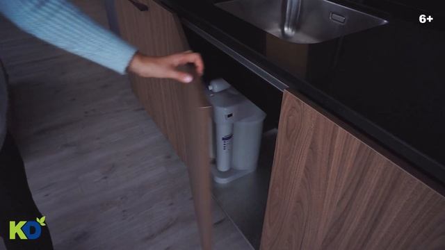 Кухня с комбинированными фасадами от компании «Кухонный Двор» смотреть онлайн