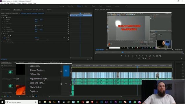 КАК СОЗДАТЬ КОРРЕКТИРУЮЩИЙ СЛОЙ? Adjustment layer как сделать в Adobe Premiere Pro смотреть онлайн