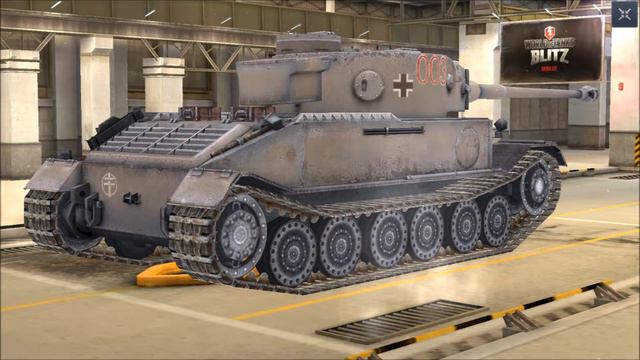 World of Tanks Blitz Tiger P Historical Skin смотреть онлайн