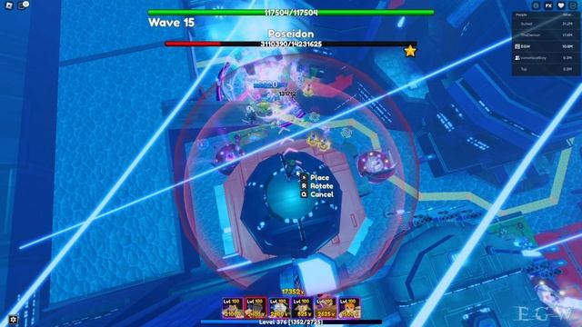 Poseidon Sea Gods Portal Summer Update 15.5 Anime Adventures Roblox смотреть онлайн