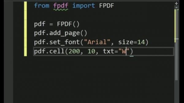 Как создать PDF файл | PYTHON для Начинающих! // [1]