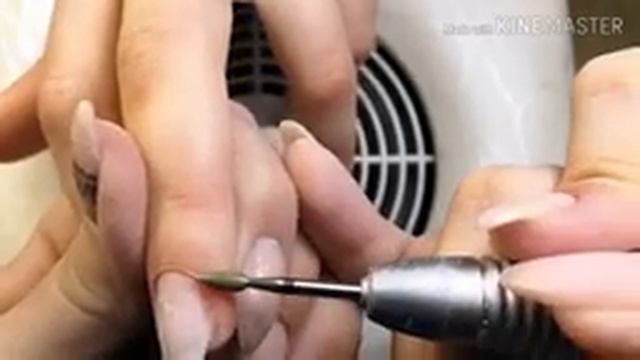 Комбинированный маникюр ОДНОЙ фрезой | кошка на ногтях смотреть онлайн