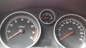 тест приборки zafira b
