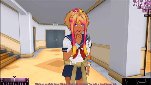 Play as the Bullieŝ: Hana Daidaiyama w/ her animations | Yandere Simulator смотреть онлайн