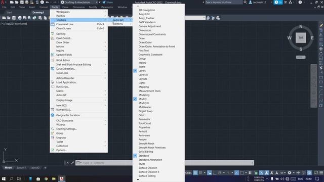 How to convert Classic Workspace in any Version of AutoCAD | Generate Classic Version Workspace смотреть онлайн