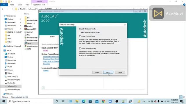 AutoCAD 2007 installation process смотреть онлайн