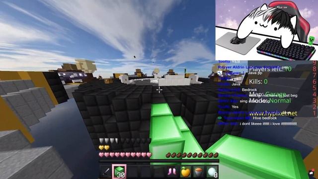 BEDROCK NOOB BECOMES TRYHARD JAVA PLAYER IN HYPIXEL (FREE TACOS) смотреть онлайн