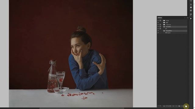Как установить action в Photoshop? смотреть онлайн
