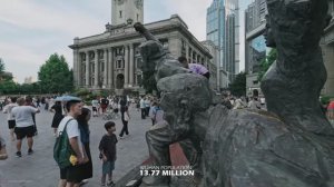 Прогулка по городу Ухань, Китай - 2024 год