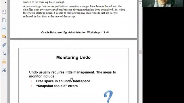 ORACLE DATABASE BAB 9 UNDO DATA смотреть онлайн
