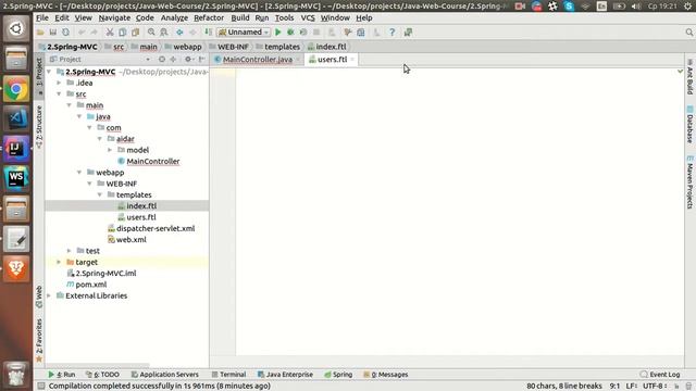 Веб-разработка на Java. Урок 8. FreeMarker. смотреть онлайн