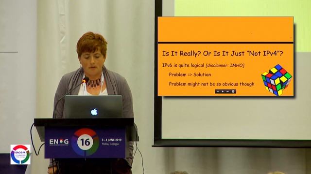 ENOG 16: 6 ошибочных представлений о IPv6, Евгения Линькова (RU) смотреть онлайн