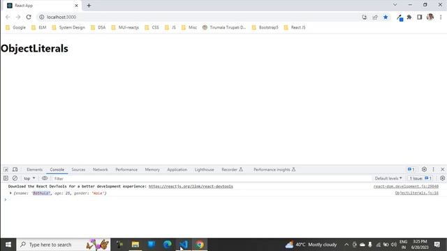 Part-20: Object Literals used in Reactjs. #like #share #subscribe #viral #reactjs смотреть онлайн