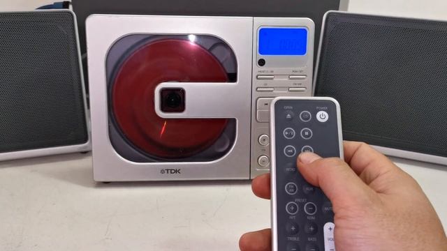 TDK NX-03 CD MP3 Mini HiFi Active Subwoofer Slimline System with Remote Control смотреть онлайн
