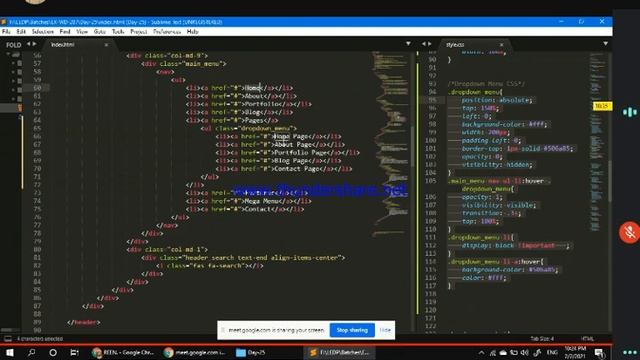 create dropdown menu using css & bootstrap смотреть онлайн