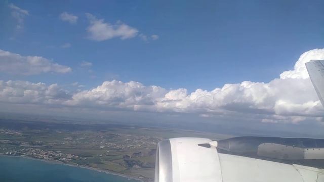 Посадка Москва - Ларнака 31.12.2019 (Ural Airlines - Airbus A321)