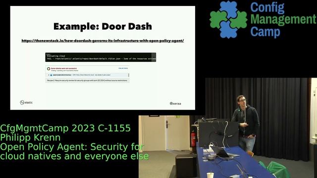 CfgMgmtCamp Phillip Krenn -- Open Policy Agent: security for cloud natives and everyone else смотреть онлайн