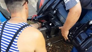 Первый спуск на воду Wellboat 37 + Tohatsu 18