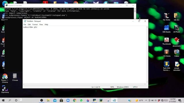 Python භාවිතයෙන් App එකක් Open කරගමු|How To Open A App From Using Python смотреть онлайн