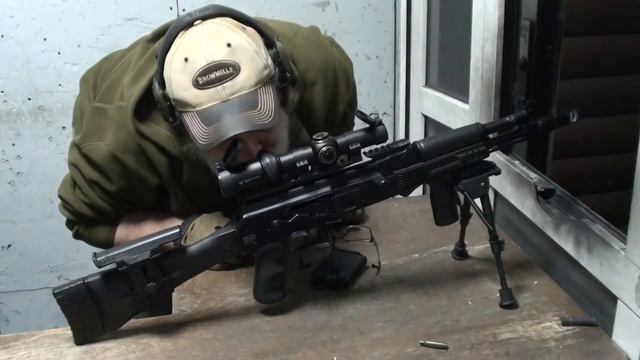 Оптика на Сайгу МК. Пристрелка загонника... смотреть онлайн