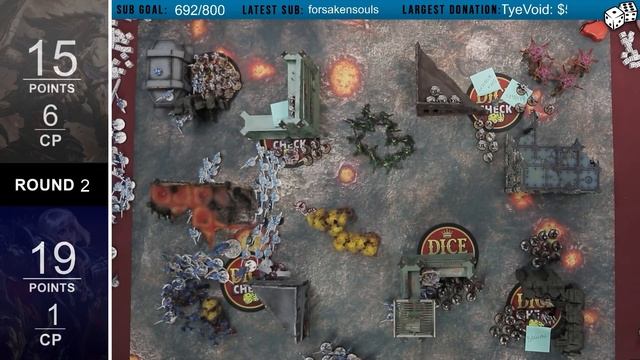 Sisters Of Battle (Bricky) Vs. Tyranids (Karp) 2,000pts. | Quarter Finals Game 1