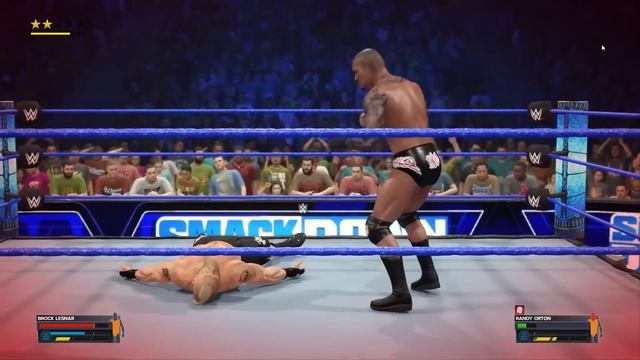WWE 2K23 The Viper vs The Beast Championship Match Brock Lesnar destroyed Randy Orton in Smackdown смотреть онлайн