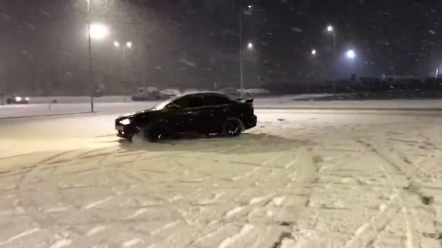 Driving my Mitsubishi Lancer X | Test Drive новой резины ? ? ❄️ смотреть онлайн