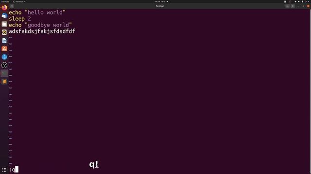 Editing text files through the linux BASH terminal using vim - Introduction to linux - part 4 смотреть онлайн