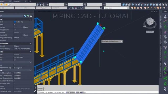 Creating stairs in Autocad Plant 3D. Speed up vs custom module смотреть онлайн