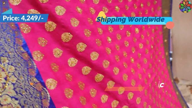 AR-1875 "The Fuchsia Pink" Vol 2 Premium Banarasi Silk Saree||Crepe Silk||Golden Zari|Acrylic Stone смотреть онлайн