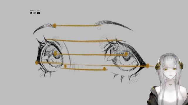 HOW TO DRAW ANIME EYES ✨tutorial✨ Clip Studio Paint theCecile смотреть онлайн