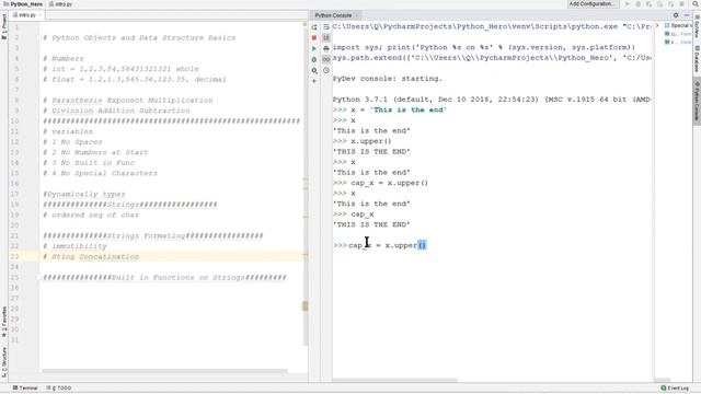 Python Hero: Full Course with Projects ||Hindi/Urdu||::TUTORIAL_08::using builtin function in strin смотреть онлайн