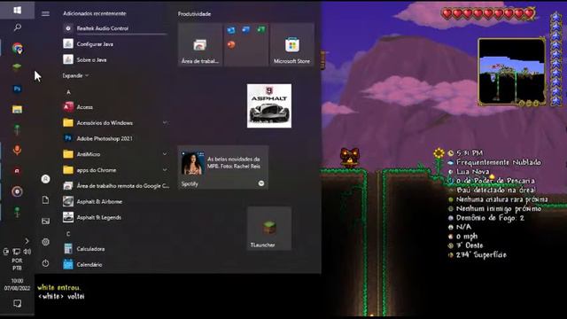 SERVIDOR DE TERRARIA LIVRE - IP ABAIXO смотреть онлайн