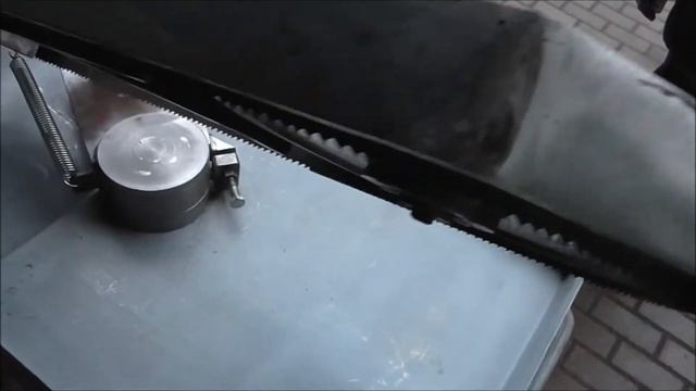 Саморобна лєнточна пила частина 2