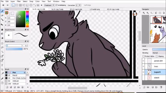 Kingdom Come 1.11 !comic page speedpaint! смотреть онлайн