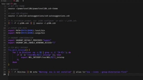 Windows development setup with WSL2, ZSH, VSCode, and more