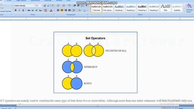 Set Operations in SQL-UNION, UNION ALL, INTERSECT and EXCEPT by a crack interviewer смотреть онлайн