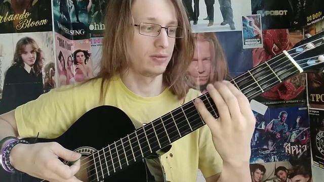 Уроки гитары. Nirvana часть 5 (рифф от 6 струны). смотреть онлайн