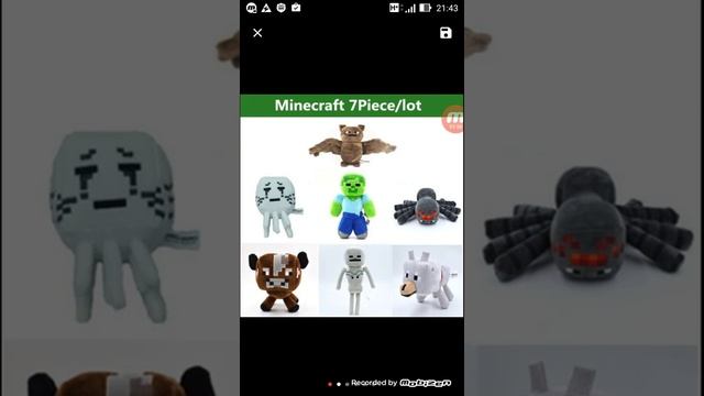 Игрушки с ALIExpress майнкрафт плюшевые игрушки и фигурки! смотреть онлайн