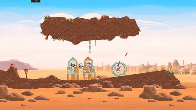 Angry Birds Star Wars 1-15 Tatooine 3-Star Walkthrough смотреть онлайн
