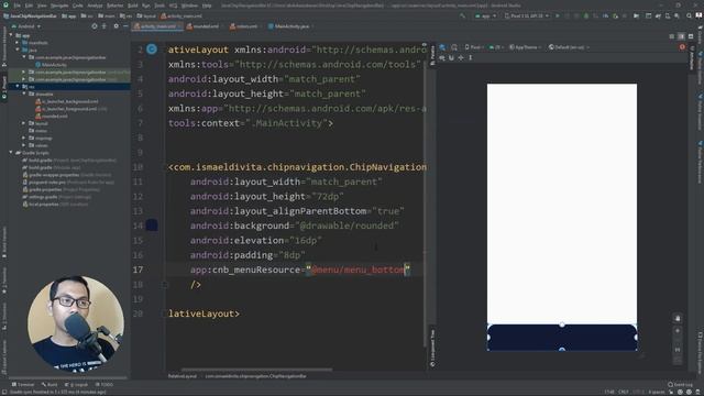 Customizable Bottom Navigation Bar Android Studio (Java) | Bubble Tab Bar, Chip Navigation Bar смотреть онлайн