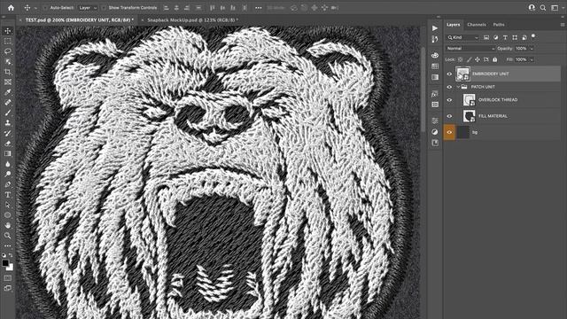 How To Create Embroidered Patch In Photoshop (Patch Maker Tools App)