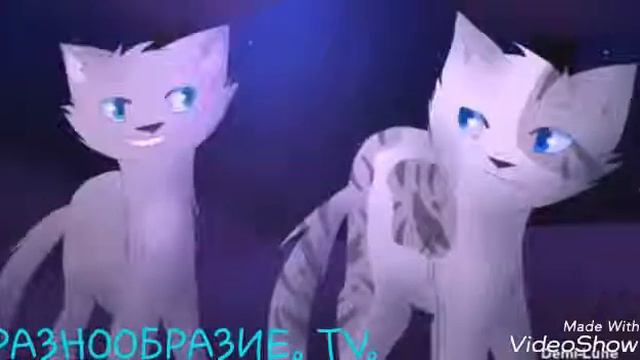 Искра и Голубка. Коты-Воители. Клип смотреть онлайн