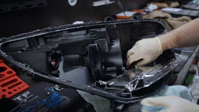 Как улучшить свет в Honda CR-V с помощью Bi LED модулей Aozoom. смотреть онлайн