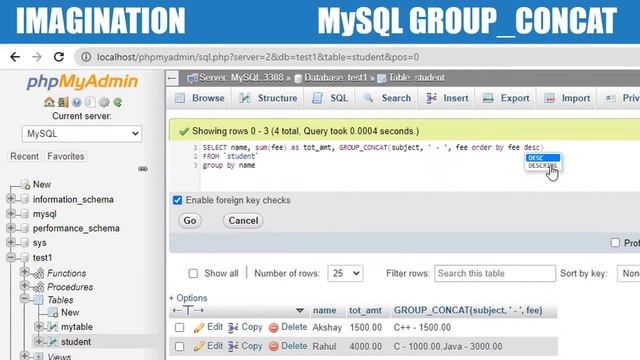 How to Group Concat in MySQL | Mysql Concat Rows with Comma смотреть онлайн