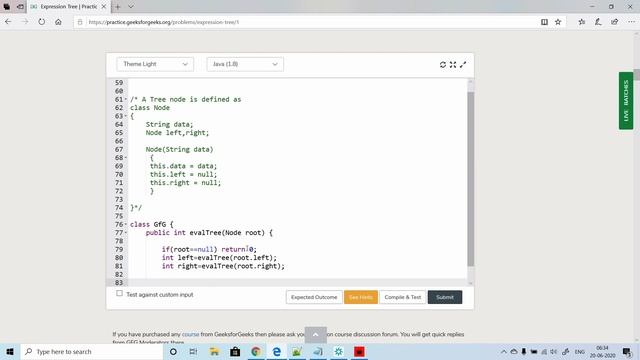 Amazon Interview Question - Expression Tree | Java | The Code Mate смотреть онлайн