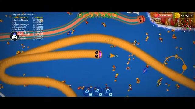 Worms Zone.io✅️ #33//Snake Top 01?Troll Snake Saamp Slitheri Python Game Playing #Live #game смотреть онлайн
