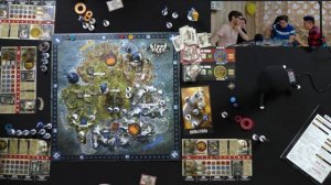 Настольная игра Blood Rage (Кровь и Ярость). Играем вчетвером.