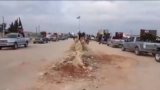 САА на боевых колесницах въезжает в Африн смотреть онлайн