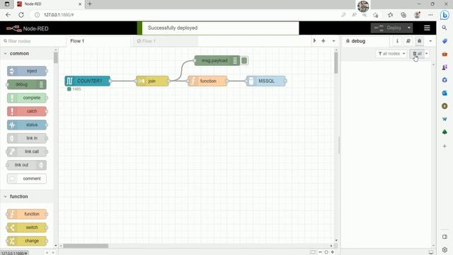 PLC S7-1200 connect with Node-Red and SQL Server Database смотреть онлайн